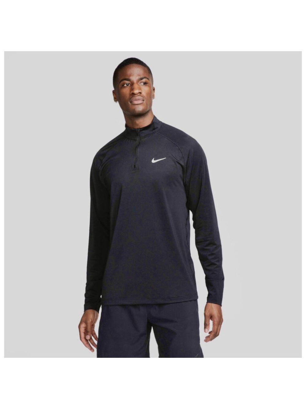 Nike Ready Men’s Dri-FIT 1/4-zip Fitness Top XL Black Athleisure Sporty Gym Golf